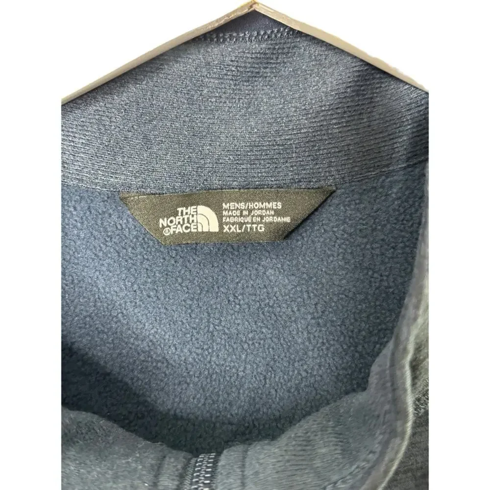 The North Face Mens Skyline Fleece Full Zip Jacket  Heather Urban Navy Blue  XXL